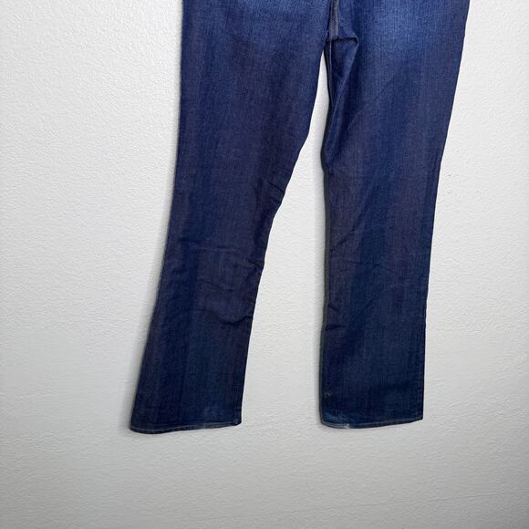 New York & Company Womens Jeans Size 10 Low Rise Bootcut Curvy Dark Wash Denim - Picture 10 of 13